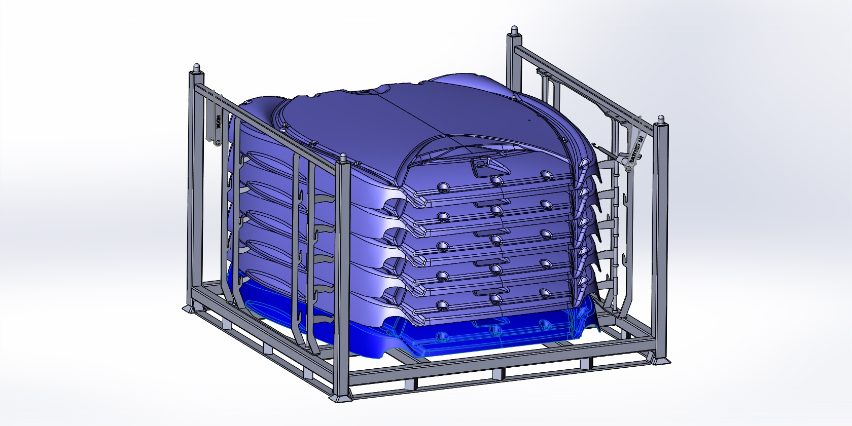 Industrial Storage Racks for Agriculture Equipment Industry